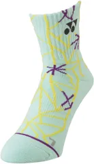 ヨネックス YONEX テニス メンズハーフソックス ソックス 靴下 抗菌 防臭 3Dエルゴ 直角型  19185 526 ミントブルー