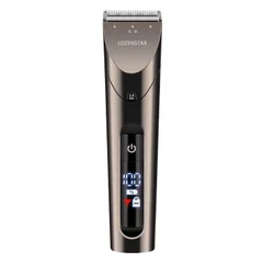 【新品】ロゼンスター バリカン 高さ調節8段階 充電・交流式 アタッチメント4種付 防水IPX6 PR-969N ガンメタル プロ仕様 45mmステンレス刃 USB充電 充電スタンド付 散髪 セルフカット ヘアーカット メンズグルーミング 水洗いOKのサムネイル