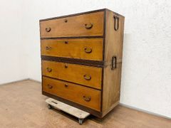 高級 国産家具 楢（ナラ） 無垢材 6段 チェスト・整理箪笥・収納家具