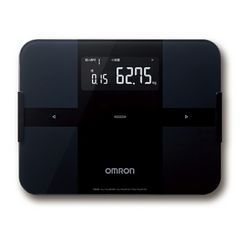 【新品】オムロン 体重体組成計 カラダスキャン スマホ連動 体脂肪率 内臓脂肪レベル 体重計 KRD-608T2-BK 登録人数4人