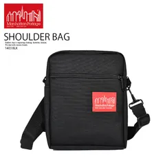 Manhattan Portage (マンハッタン ポーテージ) City Light Bag (シティ ライト バッグ) ユニセックス ショルダーバッグ クロスボディバッグ 普段使い カジュアル BLACK (ブラック) 1403-BLK 1403 BLK
