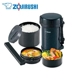 【新品】象印 ステンレスランチジャー 「お・べ・ん・と」 茶碗4杯分 SL-XE20-AD ネイビー 