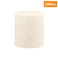 【新品】象印 ステンレス スープジャー 300mL SW-LA型 汁椀サイズ SW-LA30-CM エクリュベージュ 0.3L 保温 保冷 お弁当 シームレスせん 食洗機OK