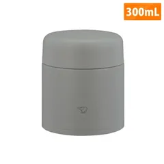 【新品】象印 ステンレス スープジャー 300mL SW-LA型 汁椀サイズ SW-LA30-HM クラウドグレー 0.3L 保温 保冷 お弁当 シームレスせん 食洗機OK