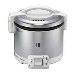 【新品】リンナイ ガス炊飯器 こがまる 炊飯専用 3合 グレイッシュホワイト プロパンガス用 RR-030FS-A-W-LPのサムネイル