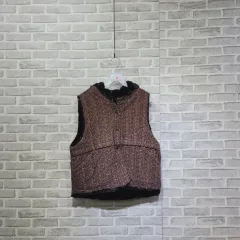 ファー裏地ベスト F