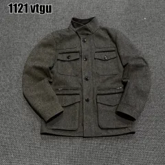 H&M ウール サファリ ジャケット アウター 1121