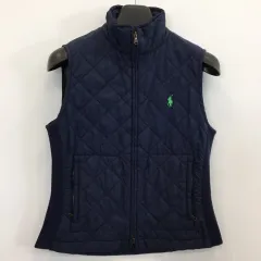 ポロラルフローレン キルティング グリーングリーンポニー ベスト S