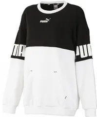プーマ PUMA レディース PUMA POWER オーバーサイズ クルースウェット  671892 02 PUMAWHITE