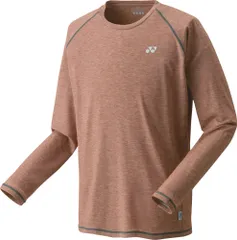 ヨネックス YONEX テニス ロングスリーブTシャツ フィットスタイル   16652 040 ダークブラウン