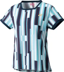 ヨネックス YONEX テニス ウィメンズゲームシャツ 硬式 シャツ T シャツ ウエア トップス 半袖 トーナメント ツアー ゲーム 試合 練習 トレーニング 吸汗 速乾 レディース 女性  20727 019 ネイビーブルー