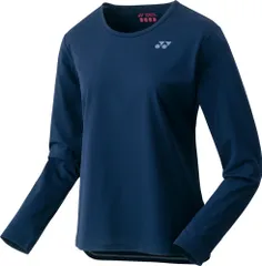 ヨネックス YONEX テニス ウィメンズロングスリーブTシャツ ロンT トップス 長袖 吸汗速乾 制電 練習 トレーニング 移動 部活 チーム クラブ ウェア ラケットスポーツ レディース  16654 019 ネイビーブルー