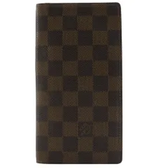 【LOUIS VUITTON】ルイ・ヴィトン ポルト・バルール・カルト・クレディ N61823 ダミエキャンバス 茶 MI0032 メンズ 札入れ
