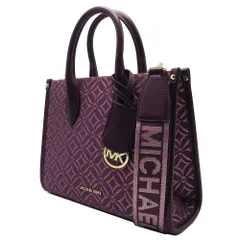 【新品】マイケル・コース 35F4G7ZC5J OXBLOOD MLTI (オックスブラッドマルチ) バッグ ハンドバッグ MICHAEL KORS ミレラ ジャカード スモール メタリック ロゴ クロスボディバッグ 2WAY 斜め掛け アウトレット