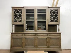 永田良介商店 神戸家具 カップボード 食器棚 本棚 アンティーク i4※ 永田良介商店 神戸家具 カップボード 食器棚 本棚 アンティーク i4