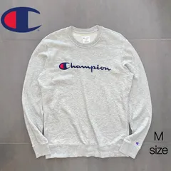 チャンピオン Champion フロントロゴ　 クラシック　スウェット トレーナー　グレー　Mサイズ