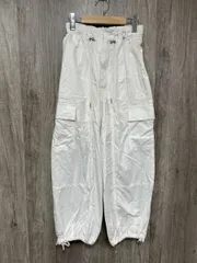chico 裾絞り カーゴ パンツ size0/白 ■■ レディース