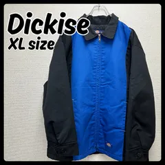 Dickise ワークジャケット ジャケット ワークコート ブルー ブラック 古着 XL メンズ