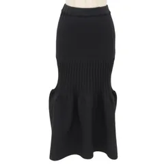 ★すーママ　次回発送11/19〜様専用★極美品▲CFCL シーエフシーエル 23AW CF006KG015 リサイクルポリエステル 切替デザイン マーメイド スカート ブラック 1 日本製 正規品 レディース