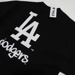 ★ドジャース DODGERS MLB 新品 メンズ メジャーリーグ 大谷翔平 山本由伸 スウェット トレーナー 黒 M [C652BMA-N9A-M] 一 三 壱★QWER