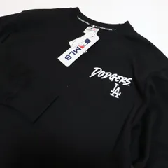 ★ドジャース DODGERS MLB 新品 メンズ メジャーリーグ 大谷翔平 山本由伸 スウェット トレーナー 黒 L [C6522MA-N9B-L] 一 三 弐★QWER