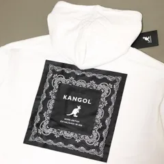 ★カンゴール KANGOL 新品 メンズ フェイクレイヤード スウェット プルオーバー パーカー 白 Lサイズ [KPMC10283WHT1N-L] 一 二 弐★QWER