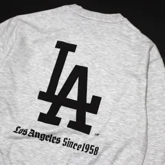 ★ドジャース DODGERS MLB 新品 メンズ メジャーリーグ 大谷翔平 山本由伸 裏起毛 スウェット トレーナー [C6468MA-N2A-L] 一 三 弐★QWER