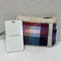 6295　美品　LeSportsac　レスポートサック　 キーカードホルダー　KEY CARD HOLDER　 チェック柄　タグ付き　レディース