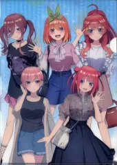 【中古】クリアファイル 集合 描き下ろしA4クリアファイル 「映画 五等分の花嫁 POP UP SHOP Summer Festival in ロフト」