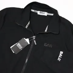 ★ボール BALL 新品 メンズ イタリア発人気ブランド UV ストレッチ トレーニング ジャケット 黒 XLサイズ[35124-99-LL] 一 二 参★QWER★