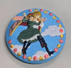 ハウルの動く城  刺繍  缶バッジ