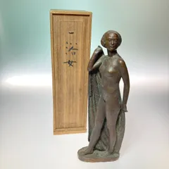 【最終値下げ】裸婦像　彫刻 抽象人間像　アンティーク　骨董 2025年最新】裸婦 像の人気アイテム - メルカリ