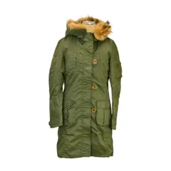 マウジー MOUSSY モッズコート ファー ボア ライナー付 1サイズ カーキ レディース F-L4415のサムネイル