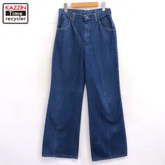 70s vintage フレア デニムパンツ レディース 表記3サイズ