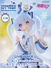 【中古】フィギュア 初音ミク 「VOCALOID」 ぬーどるストッパーフィギュア-雪ミク スカイタウン10th ver.-