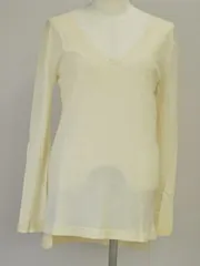 セオリー Theory カットソー Vネック 薄手 ニット 38サイズ オフホワイト レディース u_s s_z F-M8051