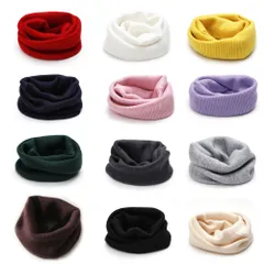 あったか くしゅくしゅ ネックウォーマー  レディース メンズ 兼用 レッド/イエロー/ブラック/ホワイト/グレー/コーヒー/ピンク/パープル/ネイビー/ベージュ ネックカバー ネックウェア 寒さ対策