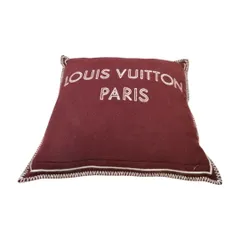 ルイヴィトン LOUIS VUITTON クッション モノグラム シャドウ ウール カシミヤ M79362 ボルドー レディース F-YA939