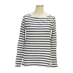 ラルフローレン Ralph Lauren Tシャツ/カットソー ロンT ボーダー 長袖 Sサイズ ネイビー×ホワイト レディース F-S4701