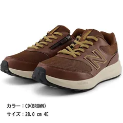 D9945◆未使用 new balance ニューバランス メンズ 363 v9 MW363 ファスナー 幅広 ワイドウォーキングシューズ 運動靴 靴 スニーカー C9(BROWN)・28.0 cm 4E