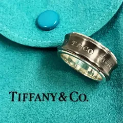 TIFFANY&Co.　ティファニー　ナローリング　チタン　925　13~14号相当