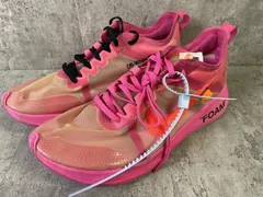 【中古】Off-White ｵﾌﾎﾜｲﾄ NIKE ﾅｲｷ ZOOM FLY SP ｽﾞｰﾑﾌﾗｲ ｽﾍﾟｼｬﾙ ﾋﾟﾝｸ 27.5CM 33921750