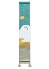 281 京都洛柿庵 のれん Ts-174 細タペ「駒犬張り子」麻 100