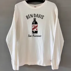BEN DAVIS ベンデイビス ロンTee カットソー ロングスリーブシャツ L/S 白 ホワイト メンズ XLサイズ