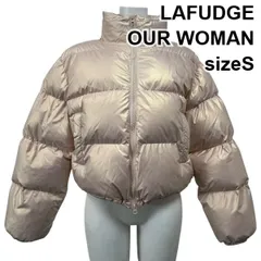 ■ 中綿ジャケット アウター 上着 ショート丈 ピンク パール感 表記なしフリー S 7号 レディース S5X475