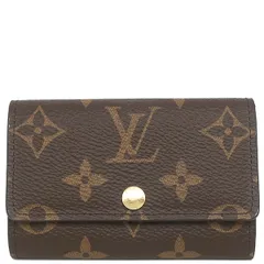 ルイヴィトン LOUIS VUITTON キーケース ミュルティクレ6 モノグラムキャンバス モノグラム ゴールド金具 茶 6連 6本  M62630 RFID 【箱】【中古】