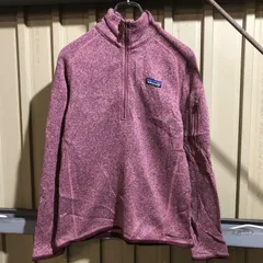 911 patagonia ハーフジップ ベターセーター レディース S 杢ピンク パタゴニア アウトドア フリース ニット 古着卸 アメリカ仕入