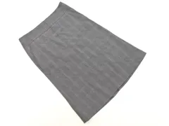 theory セオリー ウール100% チェック スカート sizeXO/グレー ◇■ レディース