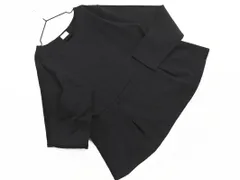 URBAN RESEARCH DOORS アーバンリサーチドアーズ タック カットソー sizeM/黒 ◇■ レディース