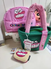 クレヨンしんちゃんトートバッグ ダウンポーチ 財布 3種セット